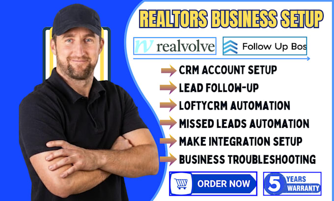 automate realvolve follow up boss loftycrm kvcore lead followup make integration