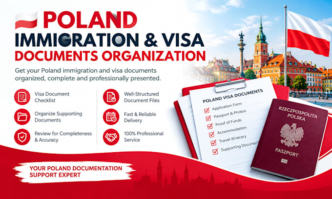 organize your poland immigration and visa documents