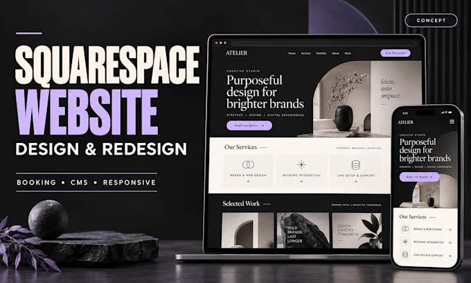 build squarespace website design redesign squarespace website squarespace to wix