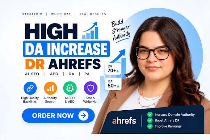 high da increase dr, ahref, ai seo aeo, da pa