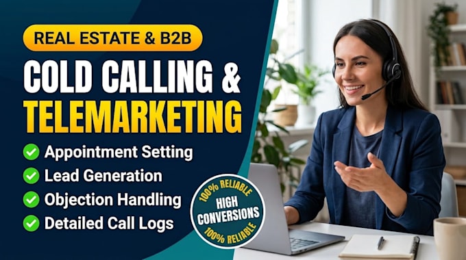 be your expert b2b cold caller and telemarketer