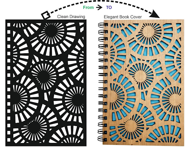 do custom vector design for laser cutting