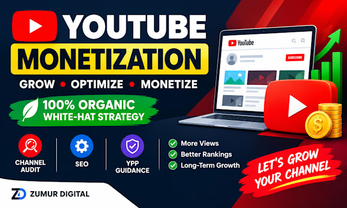 help monetize your youtube channel organically