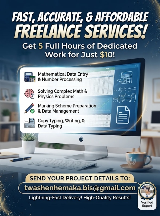 do expert data analysis and math solutions