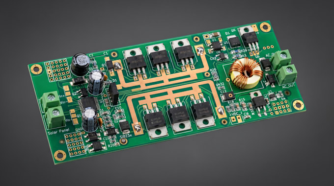design solar charge controller pcb mppt, solar inverter and renewable energy pcb