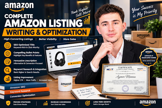 create amazon fba product listing and variation or fix amazon listing