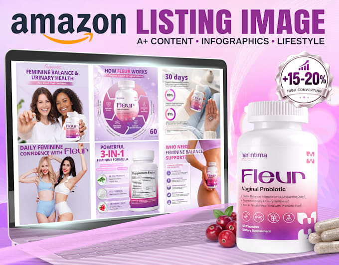 design amazon and shopify product images and infographics