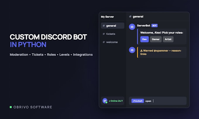 develop a custom discord bot