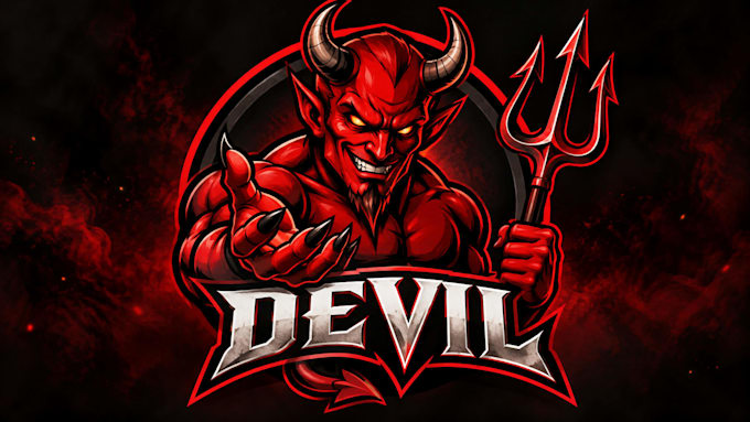 design a bold devil characters , demon, dark, or evil mascot devil logo