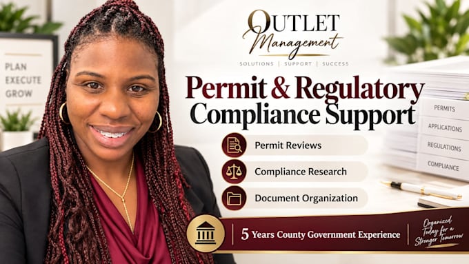 provide permit and regulatory compliance support