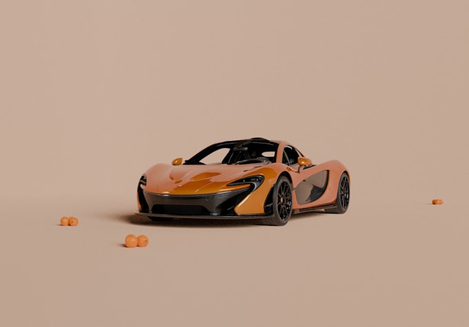 create high quality 3d car and motorcycle models
