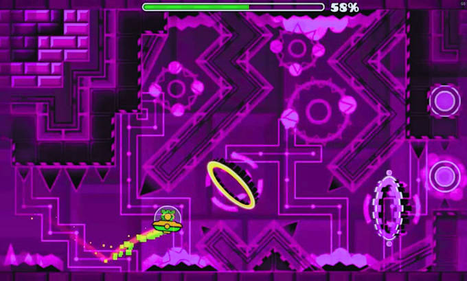 do geometry dash layout, gd layout, geometry dash level