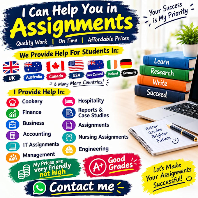do assignment help for UK USA australia students