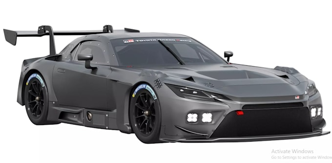 custom car 3d model, bodykit design, complex car part for game and 3d printing
