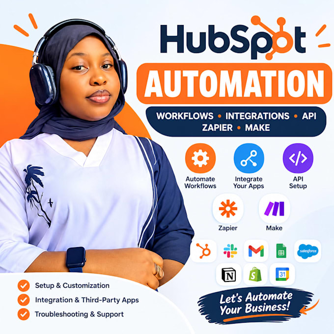 set up zoho CRM, hubspot, slack, gohighlevel, notion, pipedrive