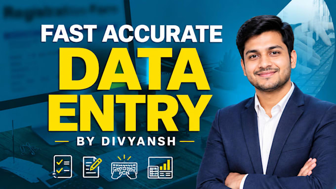 fast accurate data entry and excel analysis
