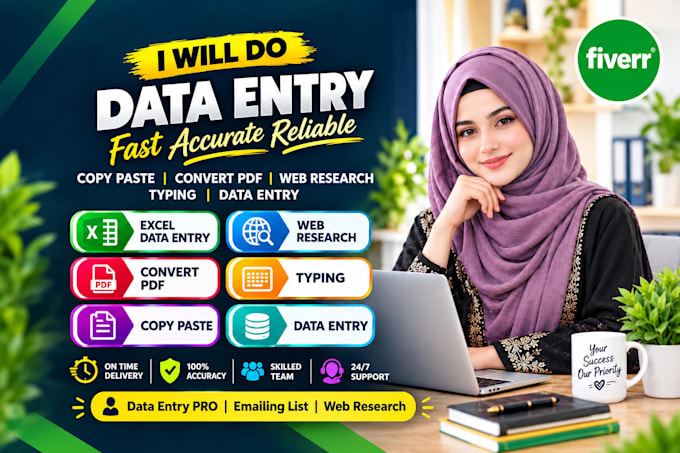 do data entry, excel, web scraping, product upload and lead generation