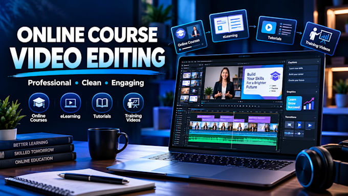 edit professional online course and educational videos