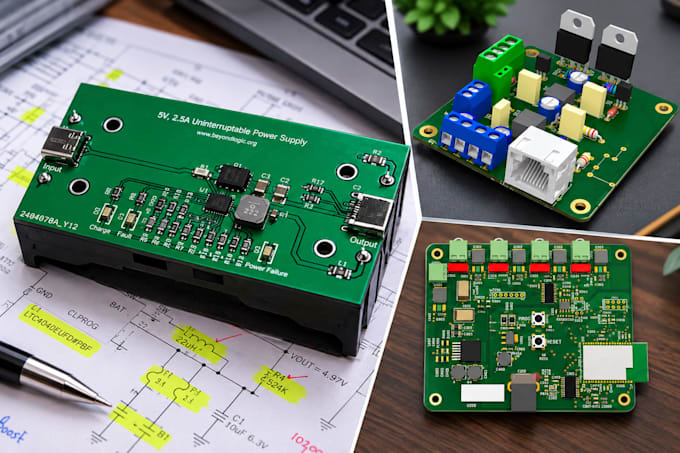do pcb layout design, schematic multilayer pcb design esp32 stm32 iot pcb gerber