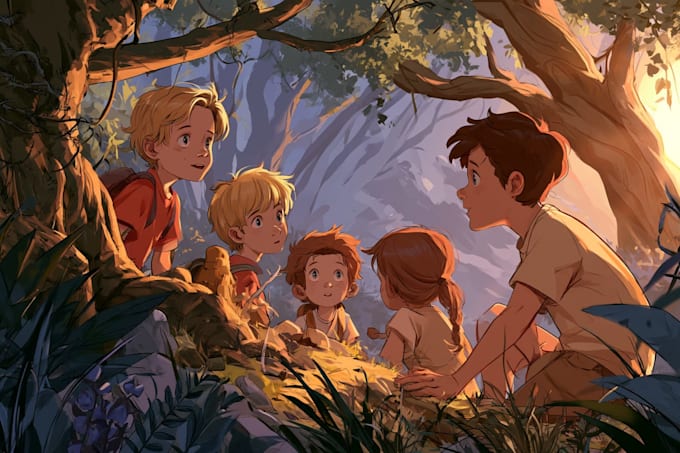 illustrate children book illustration