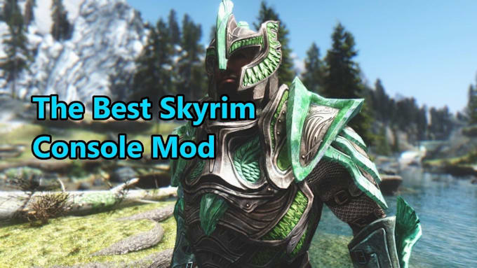 create and port skyrim mod with armor weapons and character