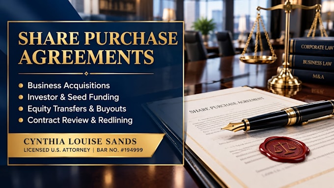 draft a custom investor share purchase agreement for your startup