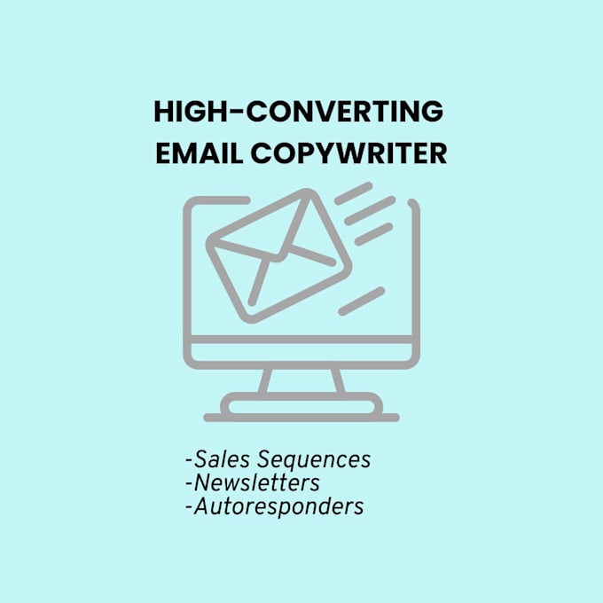 write high converting email newsletters and copy