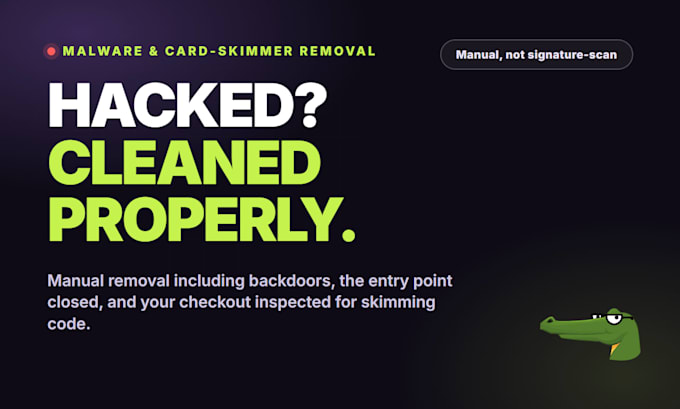 remove wordpress malware and check your checkout for skimmers