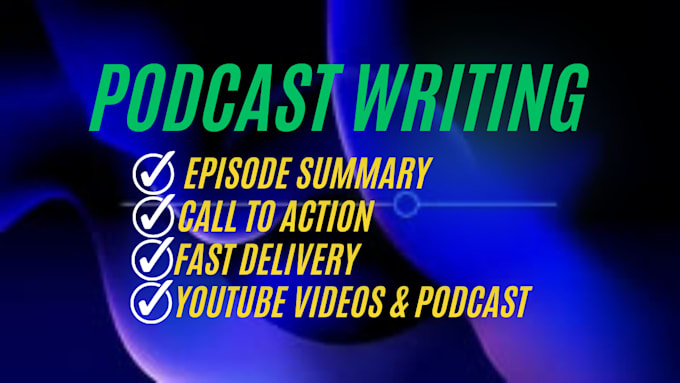 write your engaging and SEO optimized podcast show notes in 24 hours