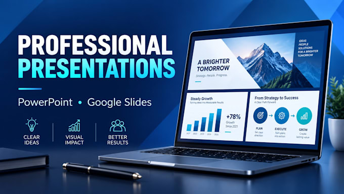 design professional powerpoint and google slides presentations