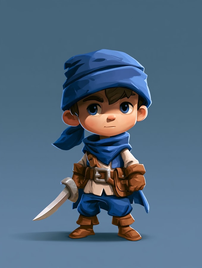 create 2d game character using spine