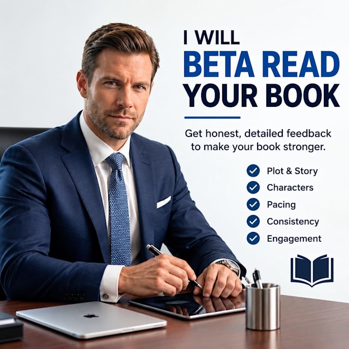 beta read your book and provide detailed reader feedback