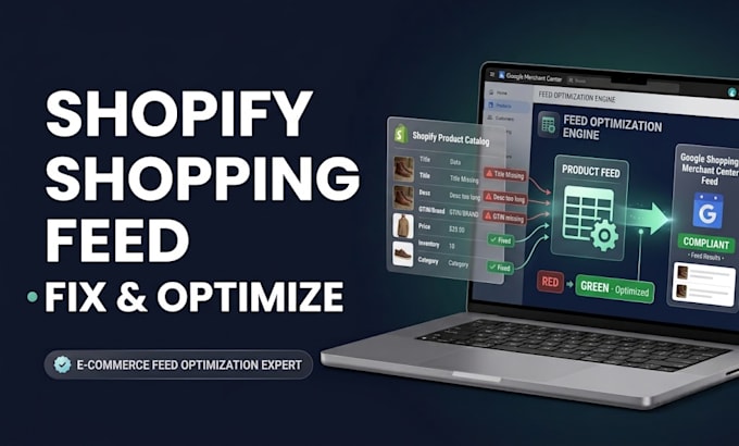 fix and optimize your shopify google shopping product feed