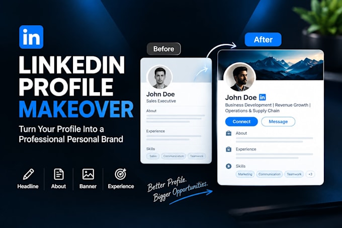 transform your linkedin profile into a professional or personal brand
