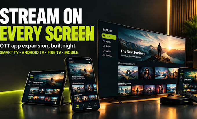 be your iptv developer for iptv app, ott app and video streaming app