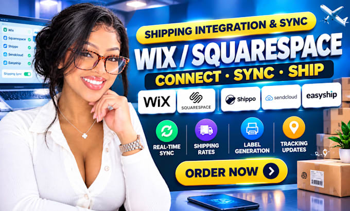 integrate wix or squarespace shipping with shippo, sendcloud and easyship