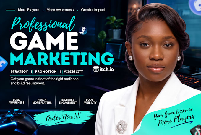 do professional game marketing and game promotion