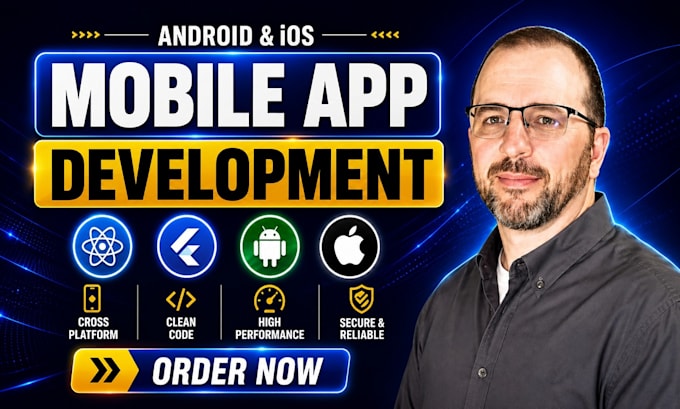 build mobile app development ios android flutter app fintech app ai developer