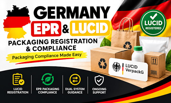 handle germany epr packaging registration and lucid compliance