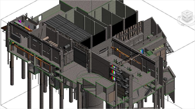 create 3d substation bim models from cad, pdf and engineering drawing