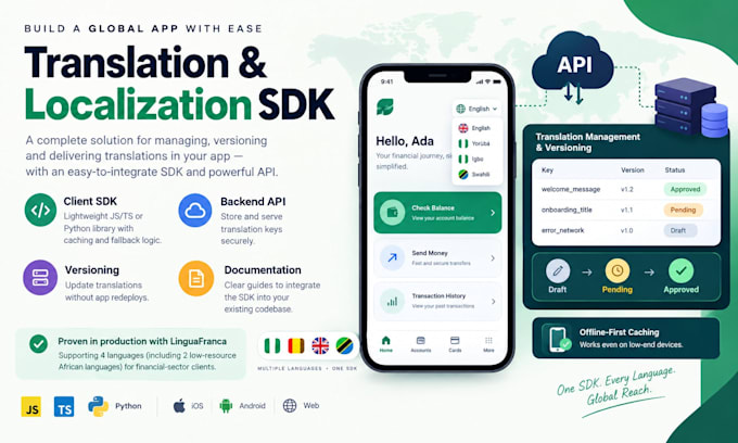 build a translation or localization sdk for your app