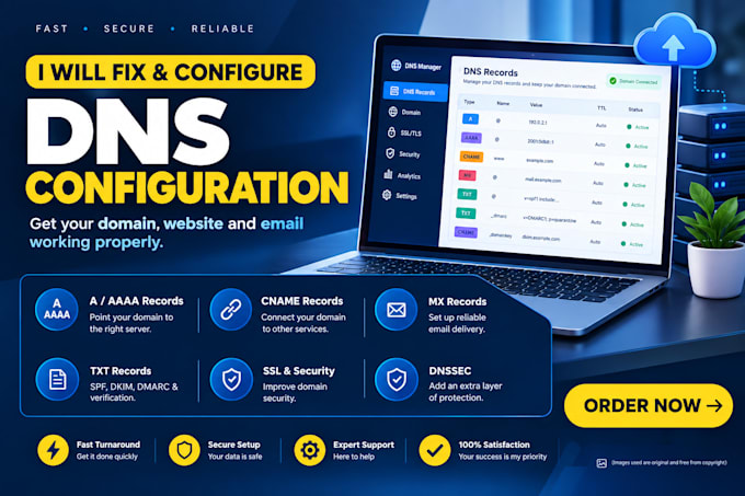 fix dns records cloudflare spf dkim dmarc mx cname records for any platform