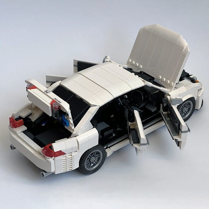 design custom lego mocs, part lists and instructions for you