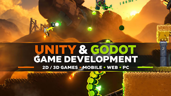 develop godot game or unity game