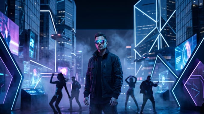 create a cinematic ai music video with ai generated visuals