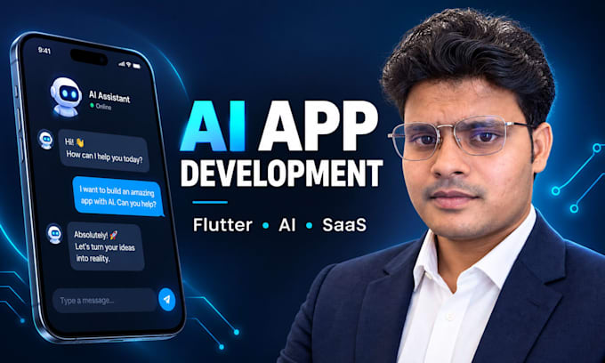 do ai mobile app development, ai website and ai saas development