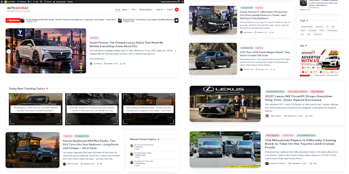 publish a sponsored post on german car website autoakhbar