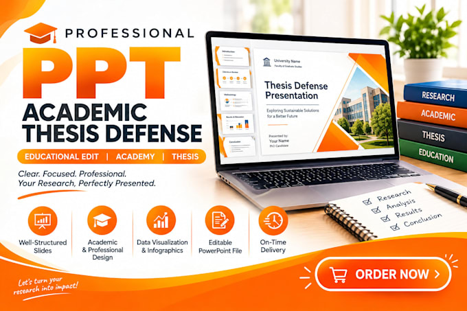 design professional ppt academic thesis defense  educational edit academy thesis