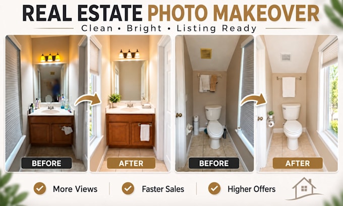 enhance declutter and virtually stage real estate photos