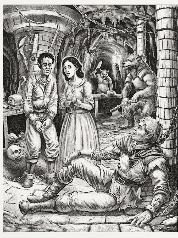 draw a pen and ink illustrations